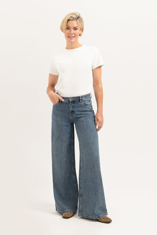 Liv Wide leg | Stormy Blue