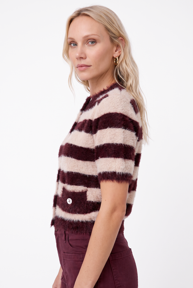 Evie | Mauve Stripe