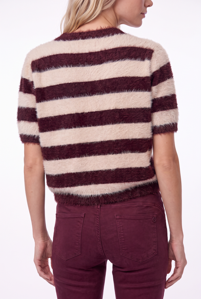 Evie | Mauve Stripe