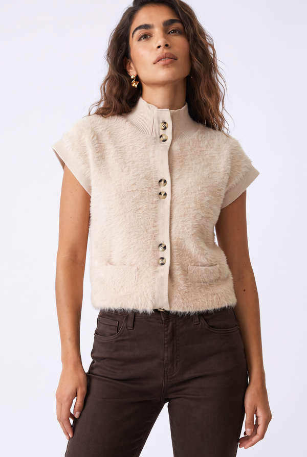 Rocky Gilet in Sand van Florèz