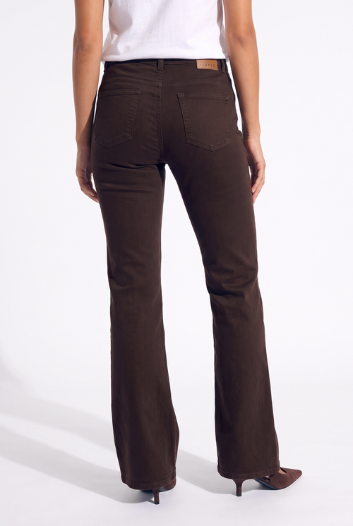 Ana Flared Pocket | Dark Brown
