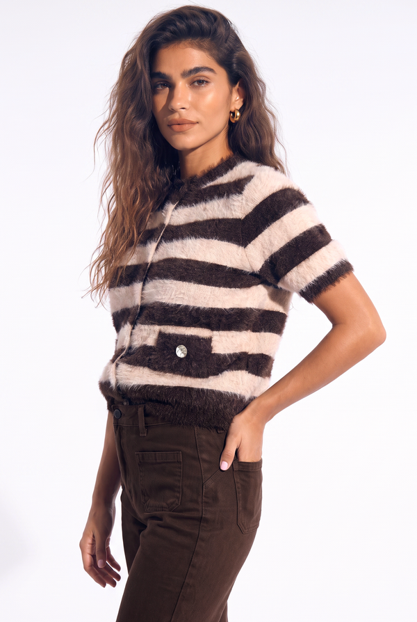 Evie in Brown Stripe van Florèz