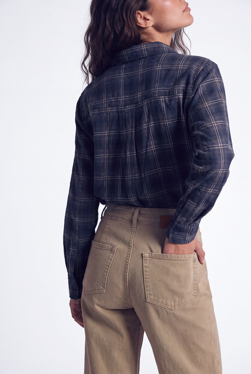 Demie Blouse | Blue Check
