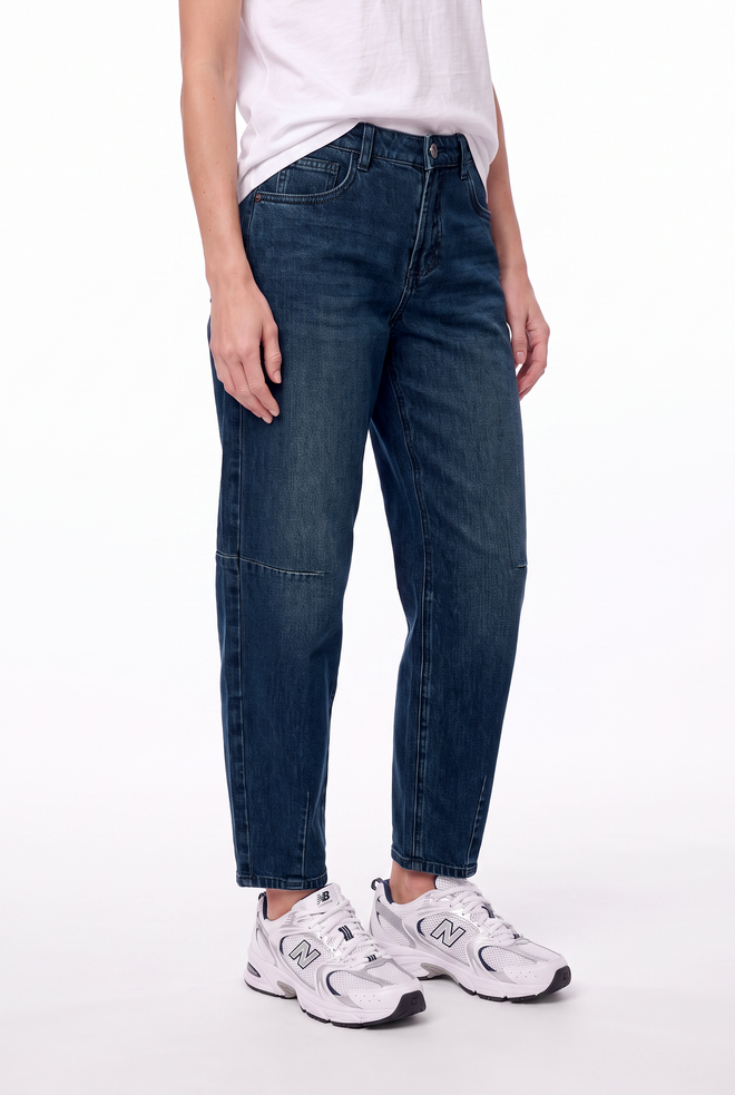 Tess Barrel | Dark Blue