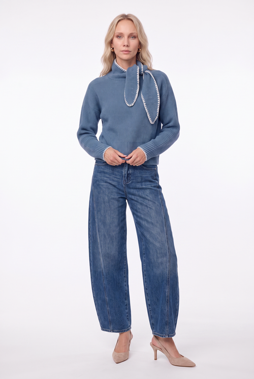 Lisa Sweater | Blue Melee