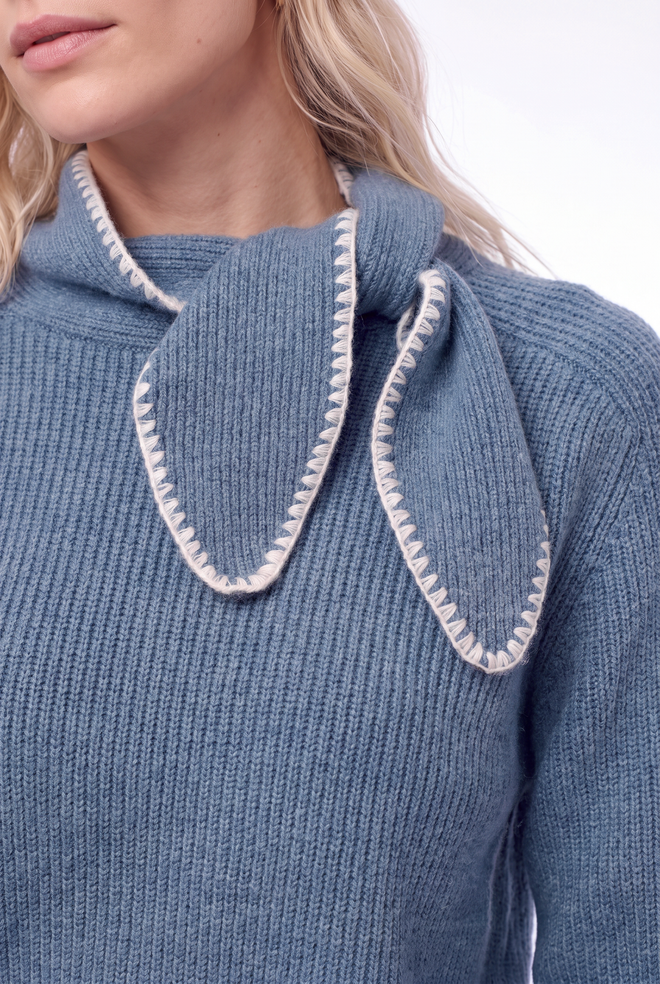 Lisa Sweater | Blue Melee