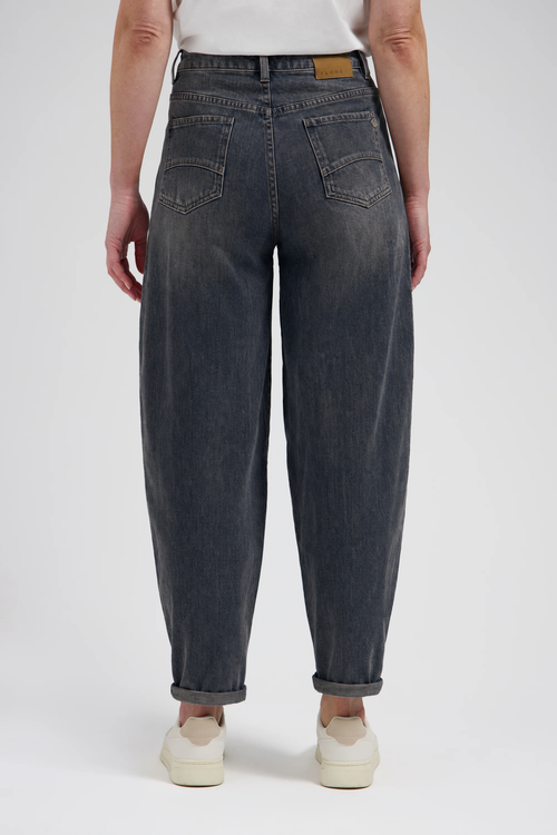 Fani barrel jeans | Tabacco blue