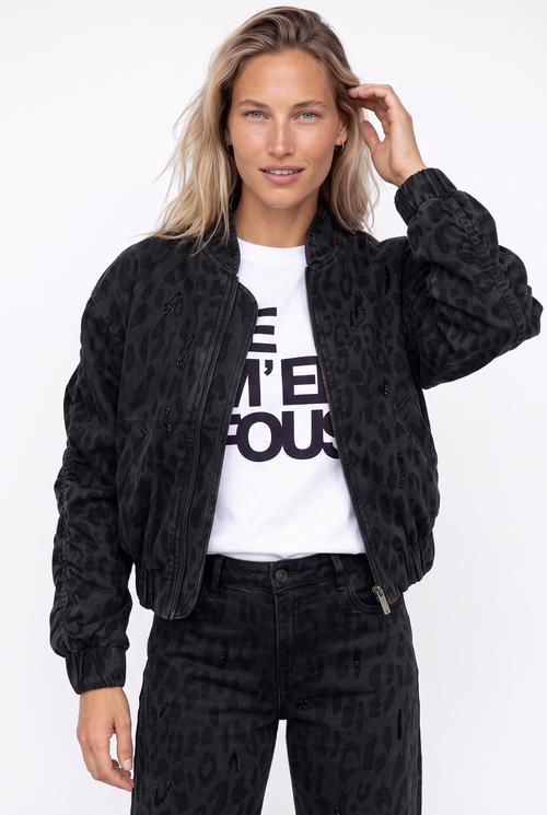Elva Jacket | Animal Black