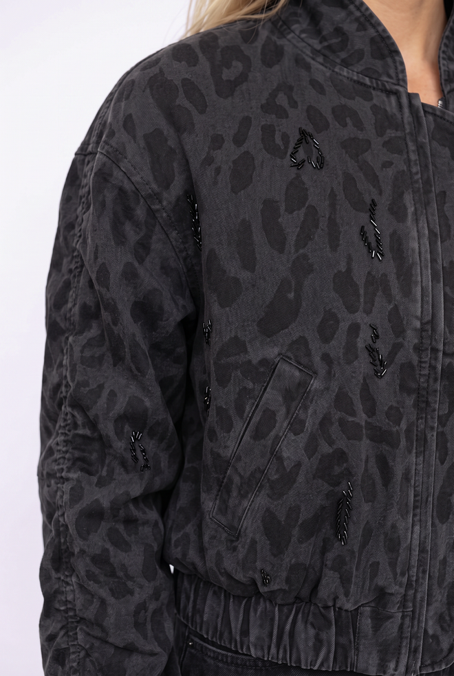 Elva Jacket | Animal Black