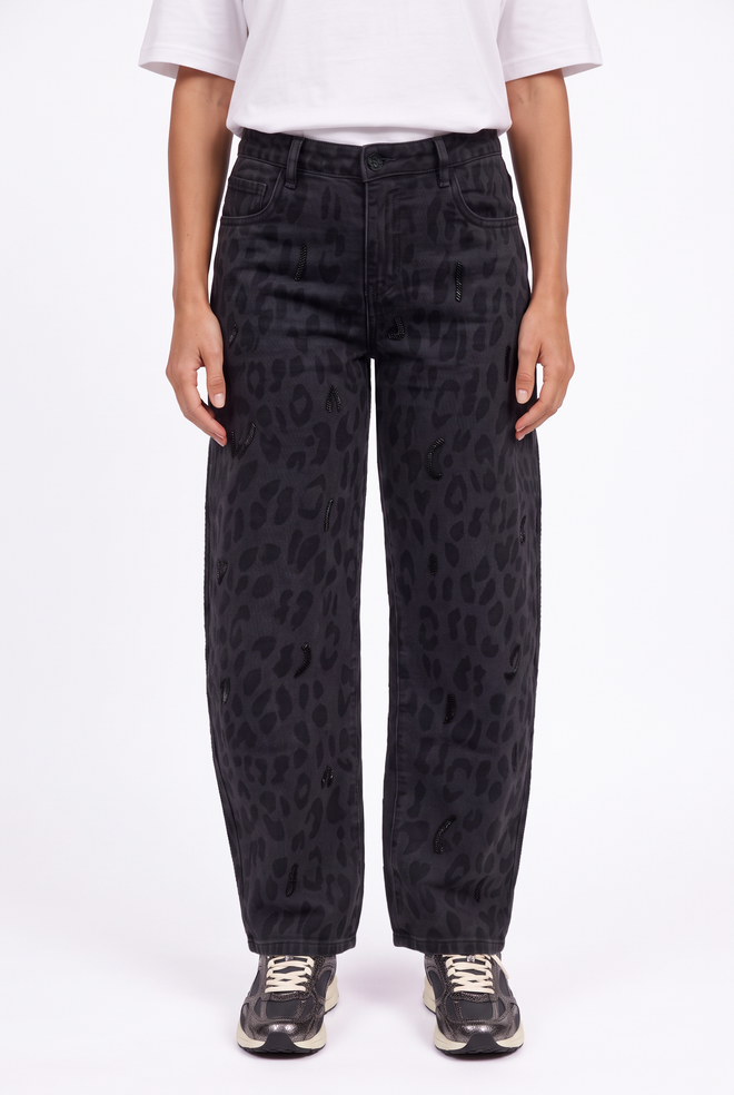 Elva Jeans | Animal Black