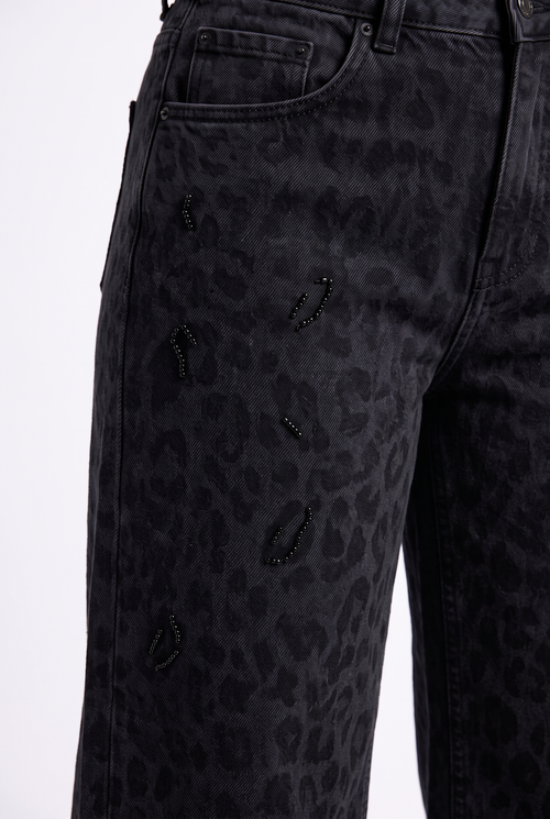 Elva Jeans | Animal Black