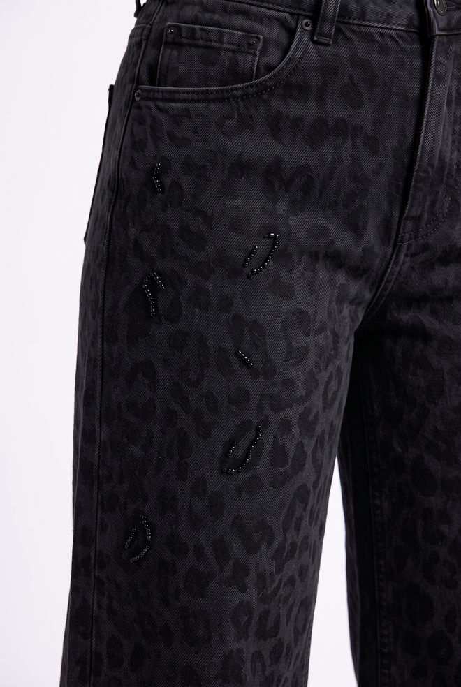 Elva Jeans | Animal Black