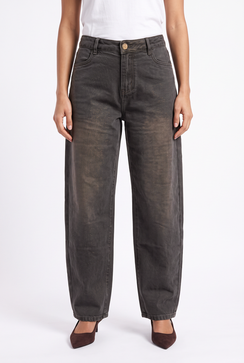 Lennox Jeans | Brown glam