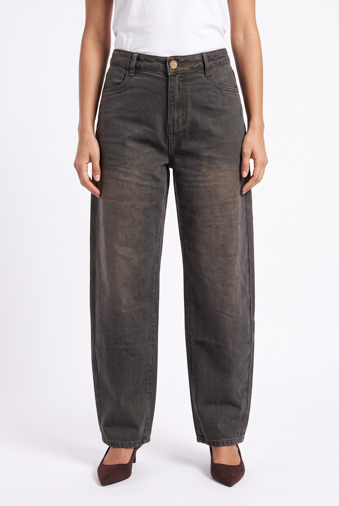 Lennox Jeans | Brown glam
