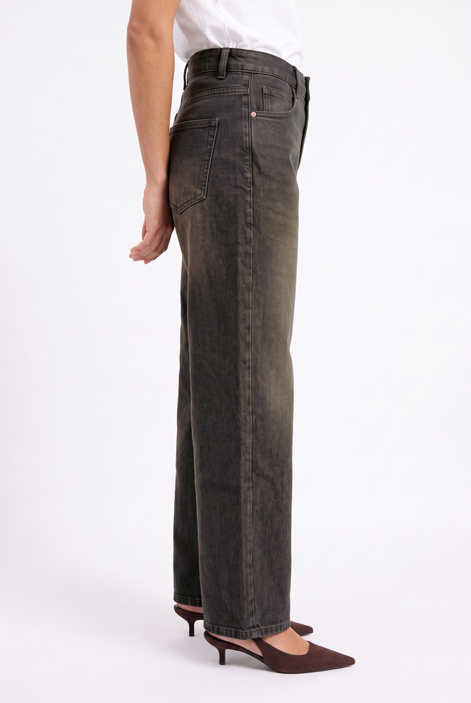 Lennox Jeans | Brown glam