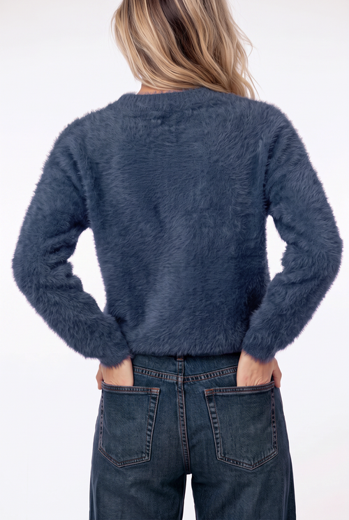 Dani Sweater in Blue van Florèz, foto 2