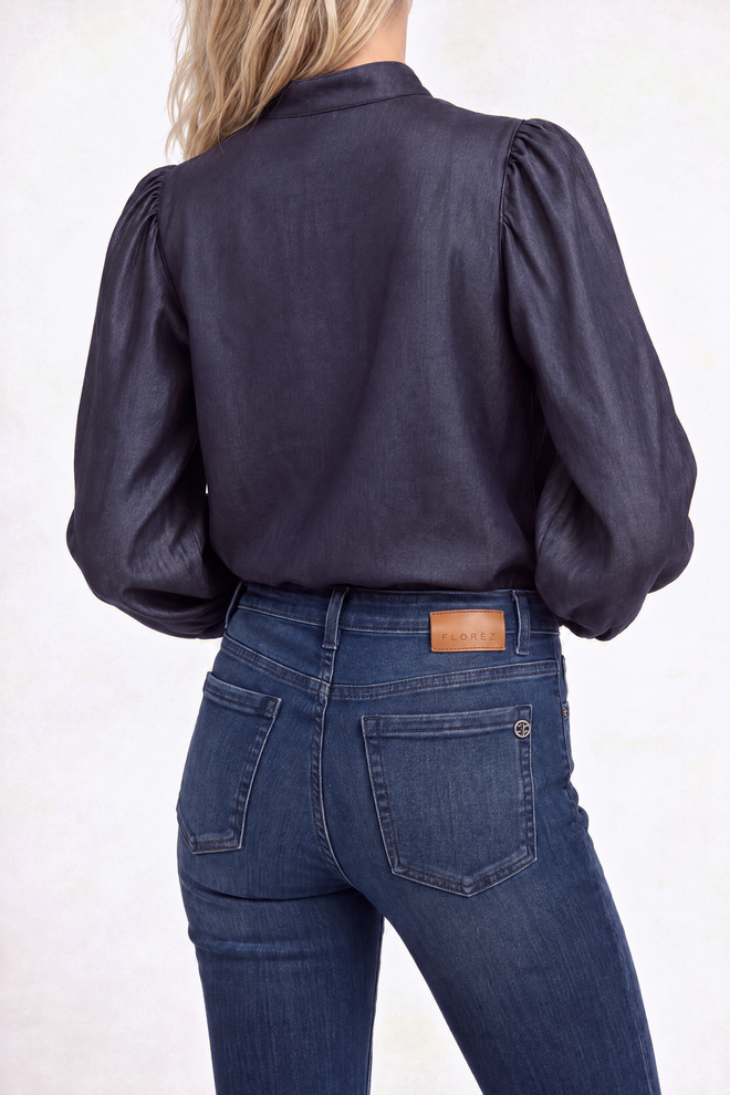 Bibi Blouse | Navy Blue