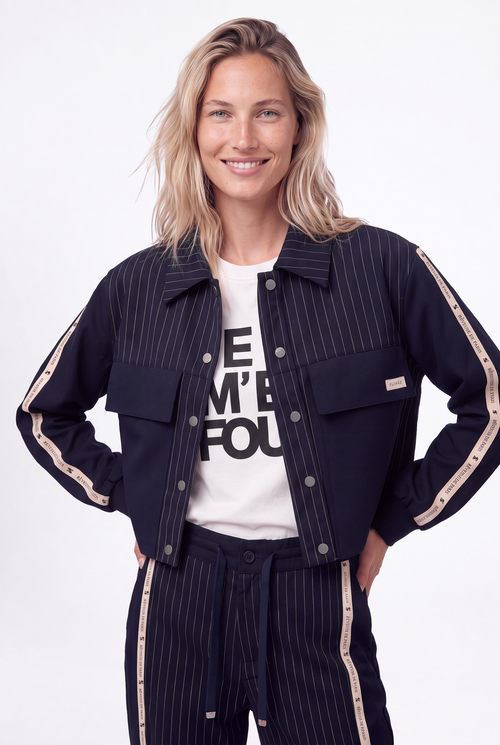 Fien Jacket in Navy Blue van Florèz
