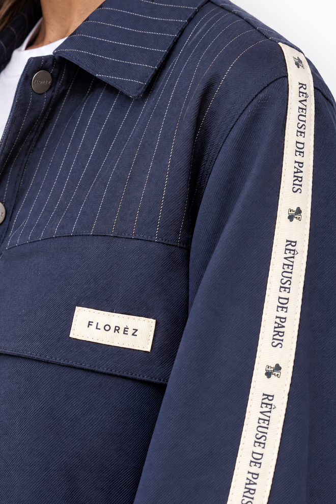Fien Jacket in Navy Blue van Florèz, foto 3