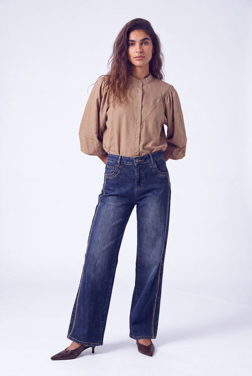 Bibi Blouse | Dark Sand