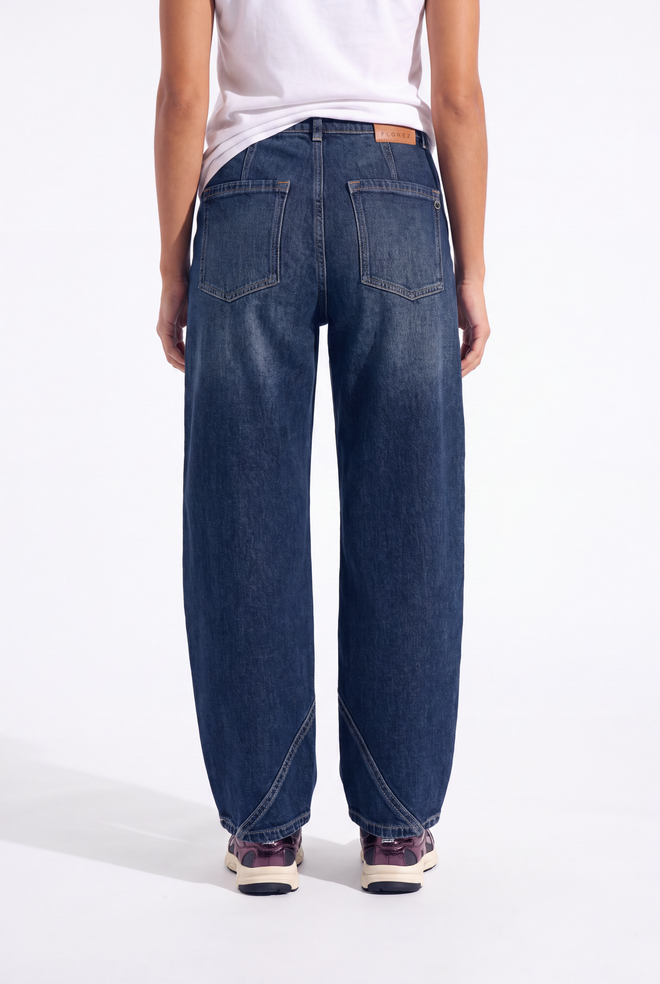 Haley Barrel | Rustic indigo