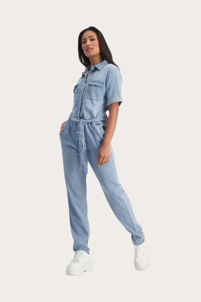 Barca Jumpsuit | Light Blue
