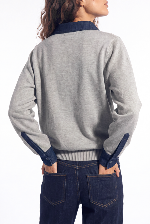 Elison Sweater | grey mellange