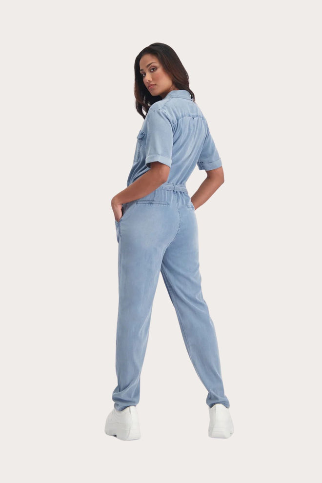 Barca Jumpsuit | Light Blue