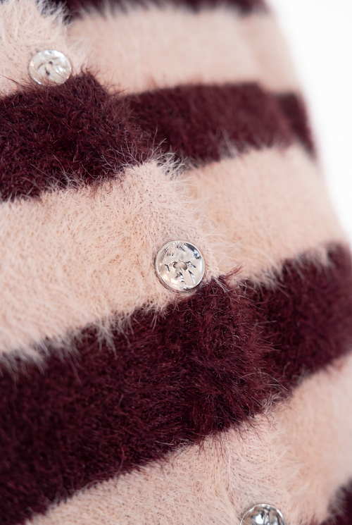 Evie | Mauve Stripe