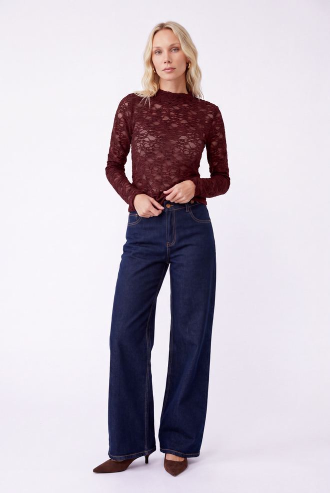 Harper Top | Mauve wine