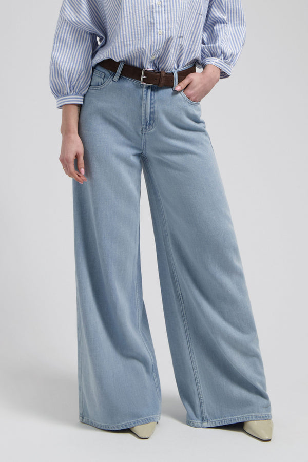 Liv Wide leg in Rich Blue van Florèz
