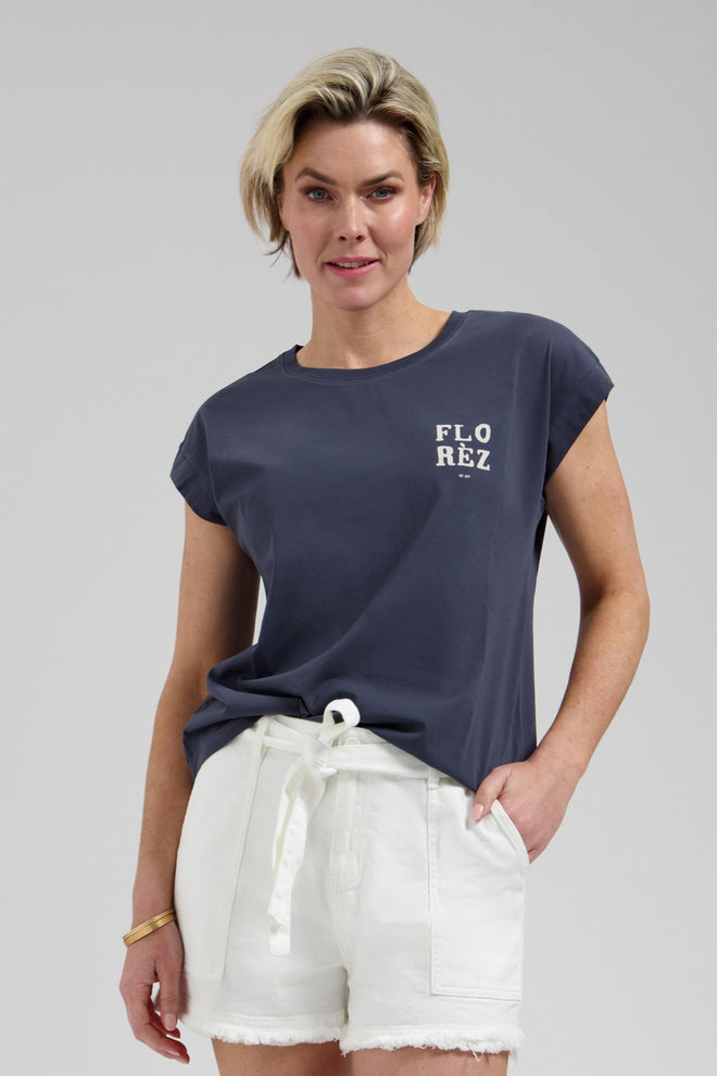 Coco T-shirt | Navy Blue