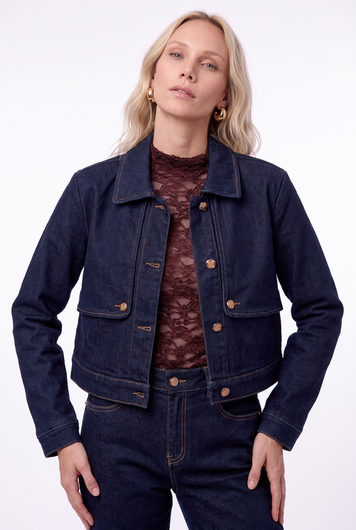 Zoe Jacket | Rinse Denim