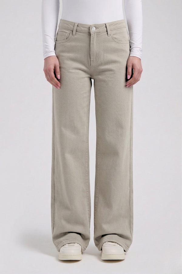 Sophie Straight in Urban taupe van Florèz