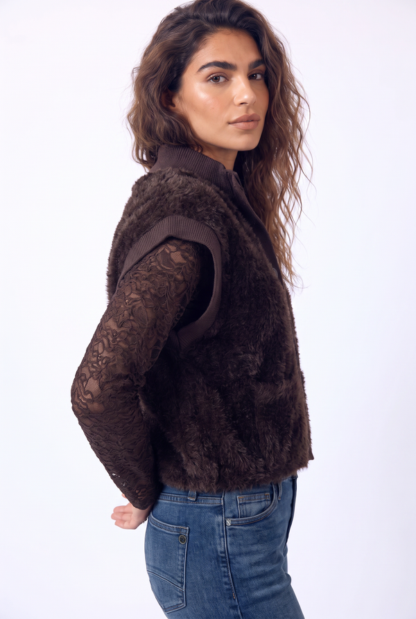 Rocky Gilet in Brown van Florèz