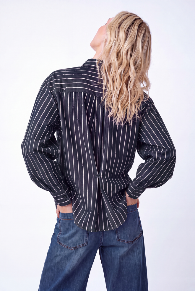 Lone Blouse | Navy Blue