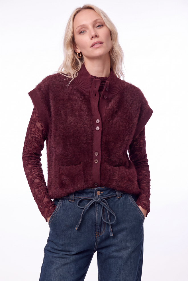 Rocky Gilet | Mauve wine