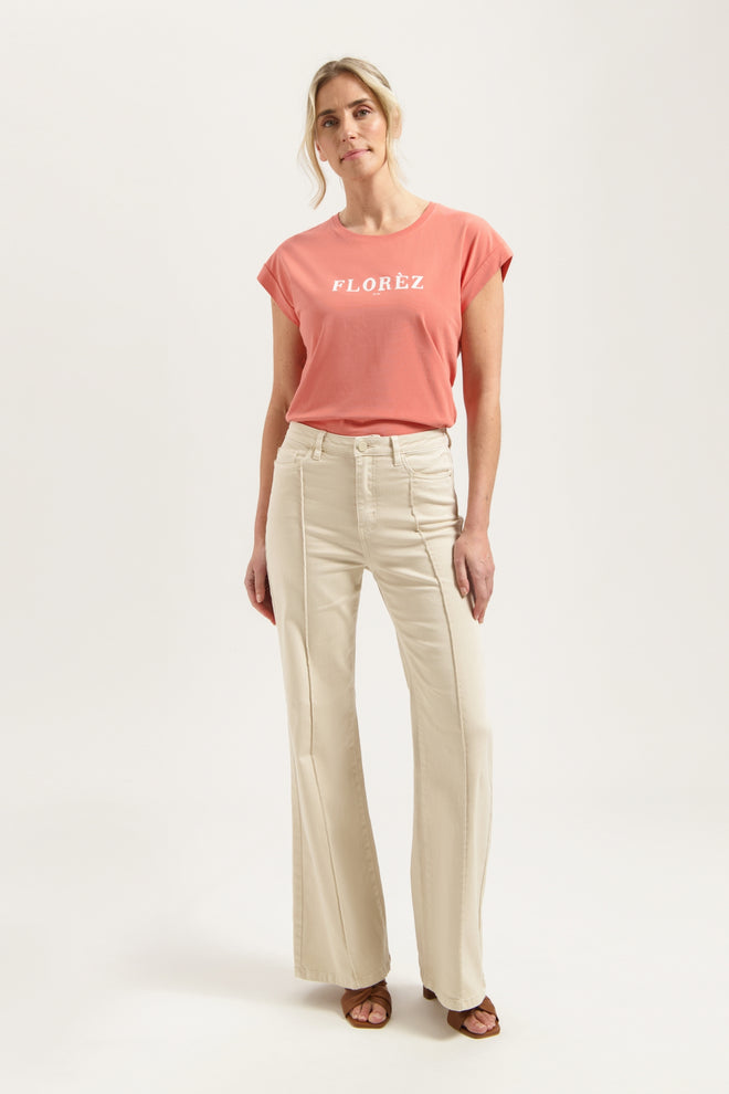 Ana Flared Line | Ivory Cream