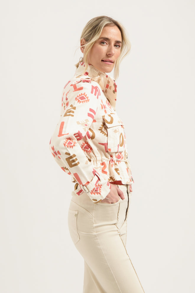 Seven Jacket | Multicolour print