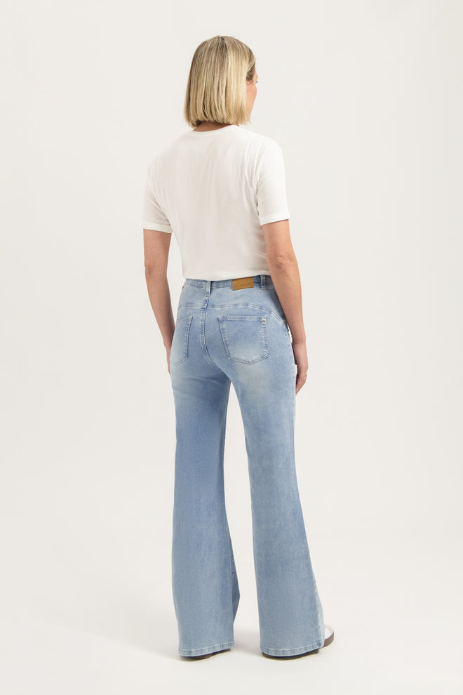 Ana Flared | Clear Blue