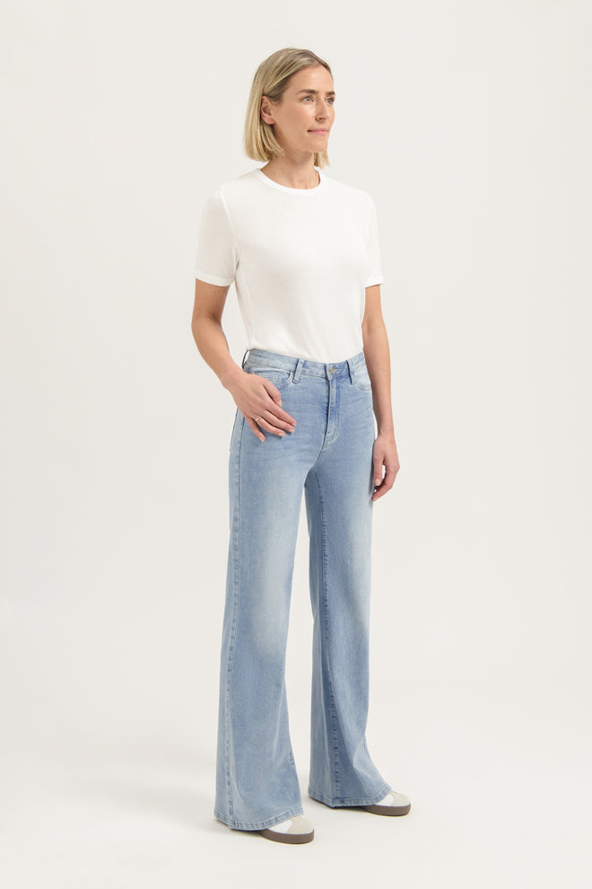Ana Flared | Clear Blue