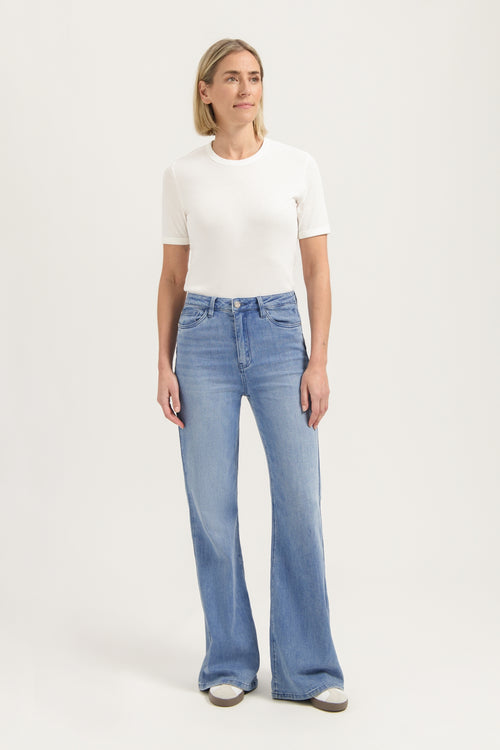 Ana Flared | Ocean Blue