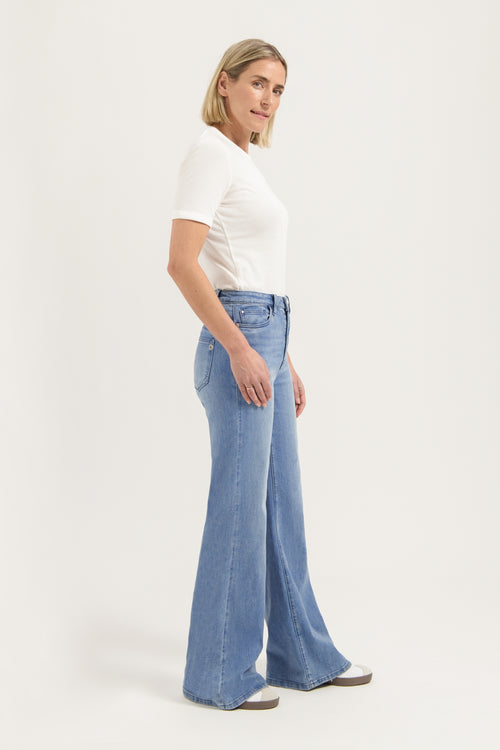 Ana Flared | Ocean Blue