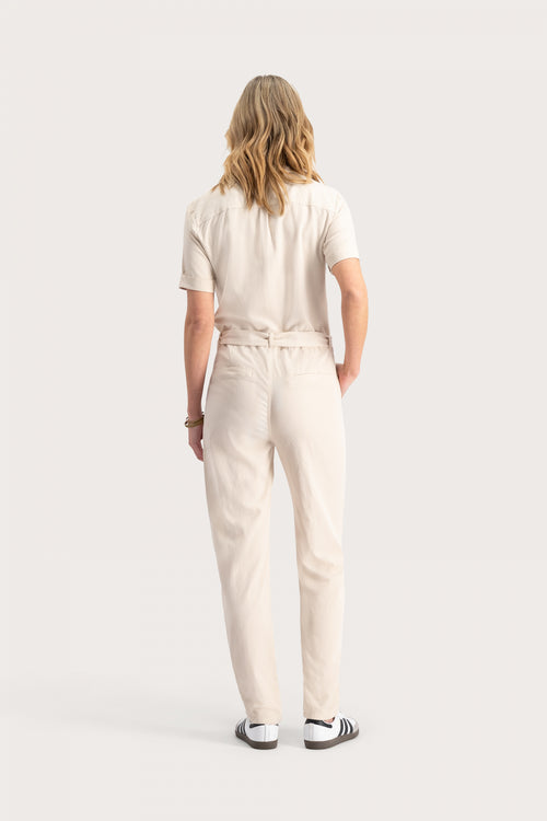 Barca Jumpsuit | Ivory Cream