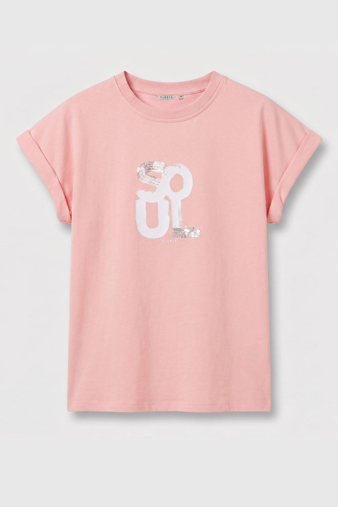 Bella T-shirt Pinky rose Artwork SOUL
