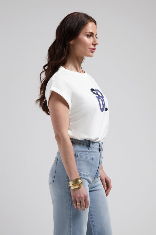 Bella T-shirt White artwork SOUL