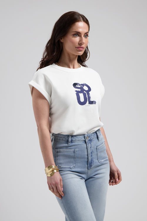 Bella T-shirt White artwork SOUL