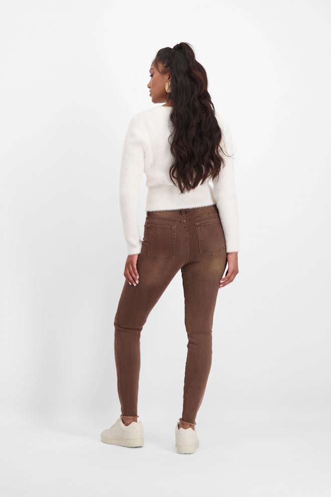 Bobbi Slim Fit | Burn Brown
