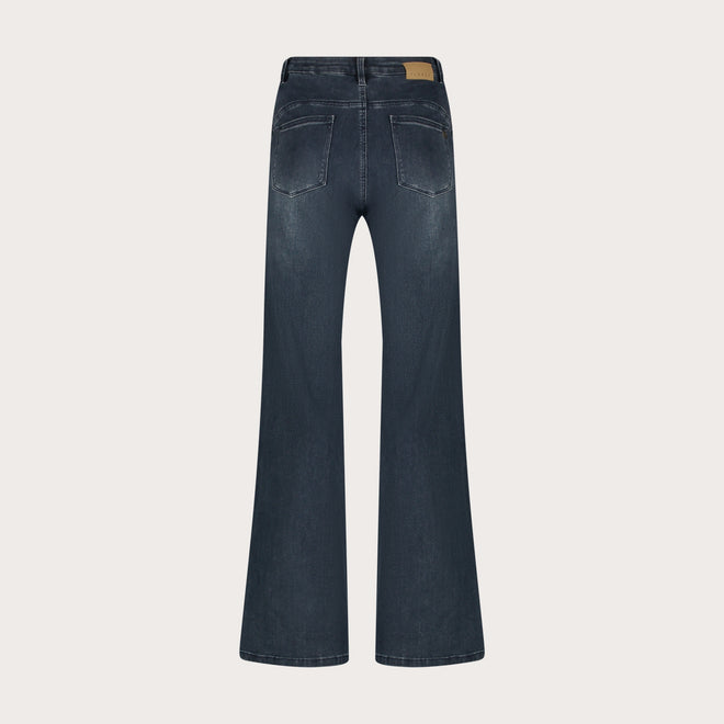 Ana Flared Line | Classic Indigo