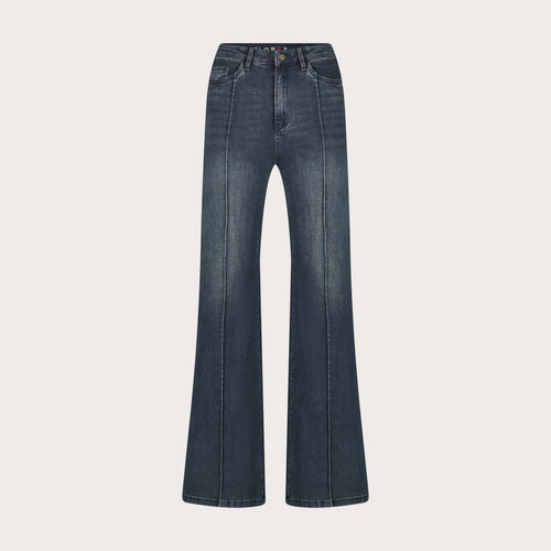 Ana Flared Line | Classic Indigo